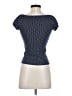 Edikted Blue Short Sleeve Top Size S - photo 2