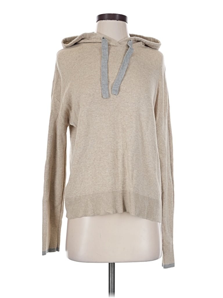 Pre-owned Evereve Pullover Sweater In Tan