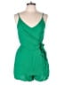 One Clothing Solid Green Romper Size M - photo 1