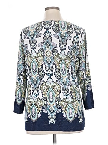 JM Collection 3/4 Sleeve Blouse (view 2)