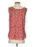 CAbi 100% Polyester Orange Sleeveless Blouse Size S - photo 2