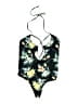 O'Neill Floral Black One Piece Swimsuit Size M - photo 1
