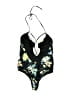 O'Neill Floral Black One Piece Swimsuit Size M - photo 2