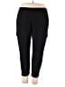 Susan Graver Solid Black Casual Pants Size XL (petite) - photo 1