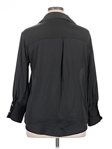Zara 3/4 Sleeve Button-Down Shirt (view 2)