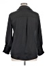 Zara Solid Black 3/4 Sleeve Button-Down Shirt Size XL - photo 2
