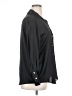 Zara Solid Black 3/4 Sleeve Button-Down Shirt Size XL - photo 4