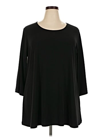 Susan Graver 3/4 Sleeve T-Shirt (view 1)