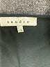 Sandro Solid Black Casual Dress Size Lg (3) - photo 7