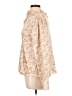 Ann Taylor 100% Polyester Ivory Long Sleeve Blouse Size L (petite) - photo 5