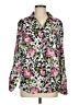 NY Collection 100% Polyester Floral Pink Long Sleeve Blouse Size M - photo 1