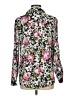 NY Collection 100% Polyester Floral Pink Long Sleeve Blouse Size M - photo 2