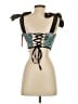 Romwe 100% Polyester Teal Sleeveless Blouse Size S - photo 2