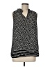 Talbots 100% Polyester Black Sleeveless Blouse Size M - photo 1