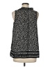 Talbots 100% Polyester Black Sleeveless Blouse Size M - photo 2