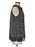 Talbots 100% Polyester Black Sleeveless Blouse Size M - photo 4