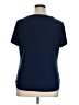 Roz & Ali Blue Short Sleeve Top Size XL - photo 2