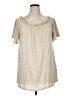 Chico's Ivory Short Sleeve Blouse Size XL (3) - photo 1