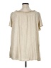 Chico's Ivory Short Sleeve Blouse Size XL (3) - photo 2