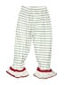 Unbranded Stripes Green Casual Pants Size 2 - 3 - photo 2