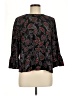 Cooper & Ella 100% Polyester Black 3/4 Sleeve Blouse Size M - photo 1