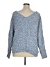 Ultra Flirt 100% Polyester Tweed Blue Pullover Sweater Size 1X - photo 2