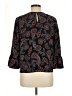 Cooper & Ella 100% Polyester Black 3/4 Sleeve Blouse Size M - photo 2