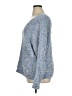 Ultra Flirt 100% Polyester Tweed Blue Pullover Sweater Size 1X - photo 5