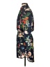Express 100% Polyester Print Blue Casual Dress Size XS - photo 5