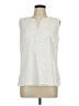 Talbots 100% Cotton Ivory Sleeveless Blouse Size 12 - photo 1