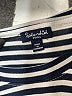 Splendid Stripes Blue Short Sleeve Top Size S - photo 7