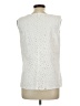 Talbots 100% Cotton Ivory Sleeveless Blouse Size 12 - photo 2