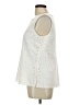 Talbots 100% Cotton Ivory Sleeveless Blouse Size 12 - photo 5