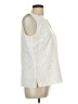 Talbots 100% Cotton Ivory Sleeveless Blouse Size 12 - photo 4