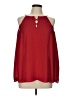 Thalia Sodi 100% Polyester Red Sleeveless Blouse Size L - photo 1
