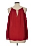 Thalia Sodi 100% Polyester Red Sleeveless Blouse Size L - photo 2