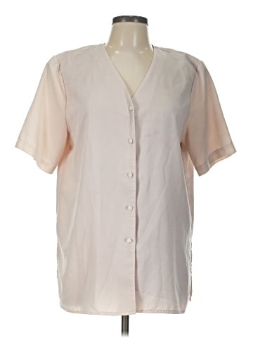 Worthington Short Sleeve Blouse (view 1)