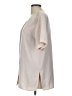 Worthington 100% Polyester Ivory Short Sleeve Blouse Size L - photo 5