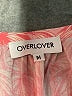 OVERLOVER 100% Cotton Pink Long Sleeve Blouse Size M - photo 4