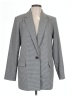 Nine West Houndstooth Gray Blazer Size L - photo 1