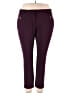 Calvin Klein Solid Burgundy Active Pants Size 18 - photo 1