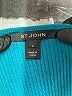 St. John Teal Wool Pullover Sweater Size L - photo 7