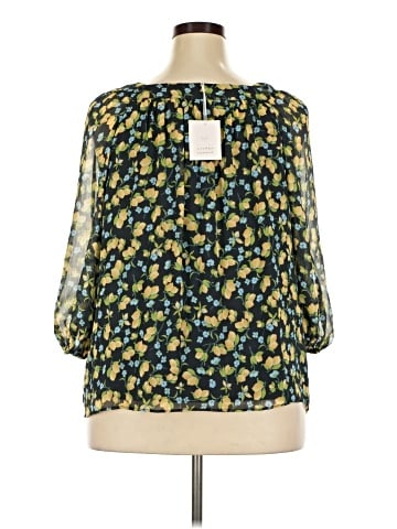 LC Lauren Conrad 3/4 Sleeve Blouse (view 2)