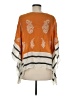 Floreat Orange 3/4 Sleeve Blouse Size M - photo 2