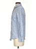 J. McLaughlin Stripes Blue Long Sleeve Button-Down Shirt Size XS - photo 5