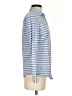 J. McLaughlin Stripes Blue Long Sleeve Button-Down Shirt Size XS - photo 4