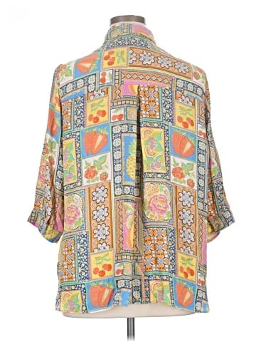 Rose + Olive 3/4 Sleeve Blouse (view 2)