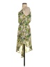 Double Zero 100% Polyester Floral Green Cocktail Dress Size S - photo 5