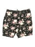 Lularoe Floral Black Shorts Size 2X - photo 2