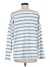 Max Studio 100% Cotton Blue Long Sleeve Top Size M - photo 2